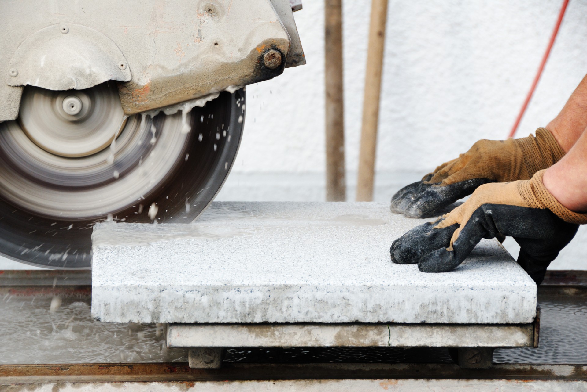 cutting stone